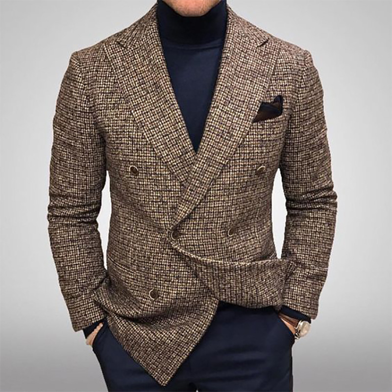 Herren Sakko Im Britischen Stil Für Den Herbst – Eleganter Blazer_voghion.com
