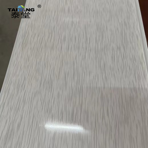 300x8x5950mm Sudáfrica 30 cm grano de madera Pvc techo panel de pared