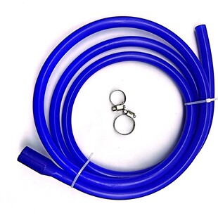 Suitable for All Volkswagen Sunroof Drain Pipes Blue Silicone Hose with Double Clamps