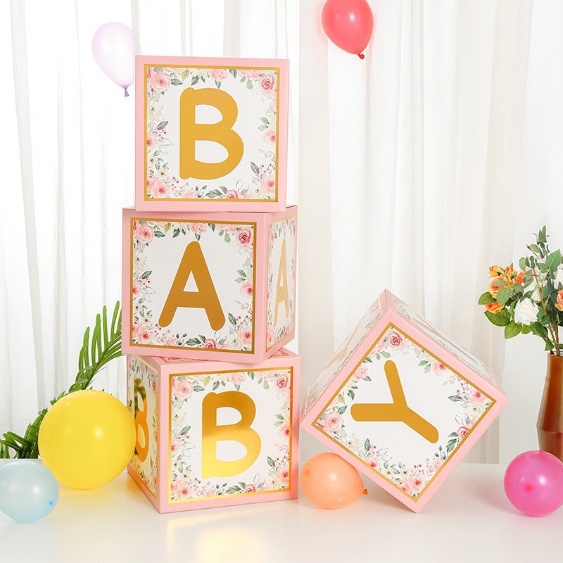 Transfronterizo sorpresa propuesta confesión amor caja fiesta de cumpleaños lugar diseño bebé verde globo caja fabricante