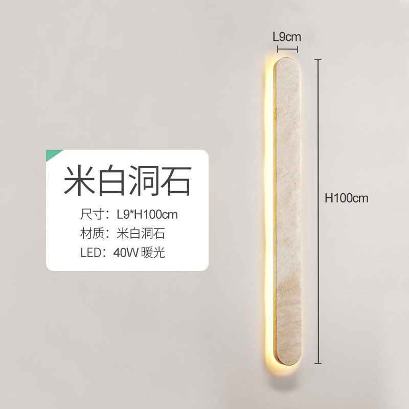 estilo japonés retro cabecera de cama agujero amarillo lámpara de pared de piedra silenciosa balcón sala de estar sofá TV pared de fondo escalera lámpara pasillo