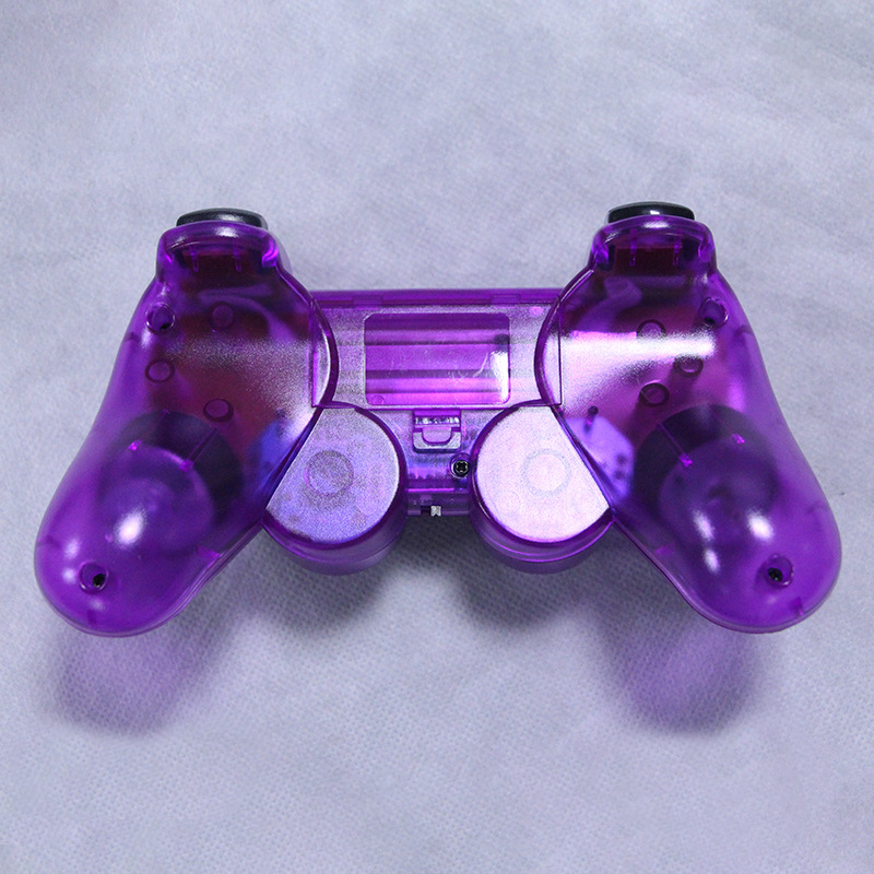 Fábrica en stock P2 manejar doble vibración 2,4g soporte inalámbrico P2 transparente inalámbrico GamePad color transparente