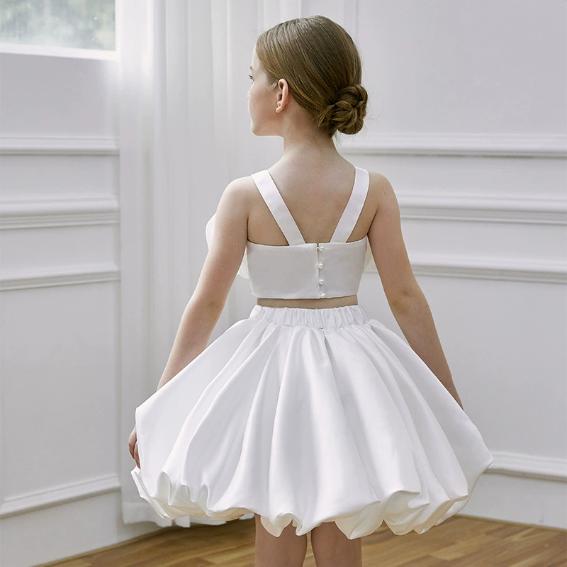 Детское платье, элитный маленький prinsess костюм, комплект, (跨境贸易), цветочное, подарок на день рождения
