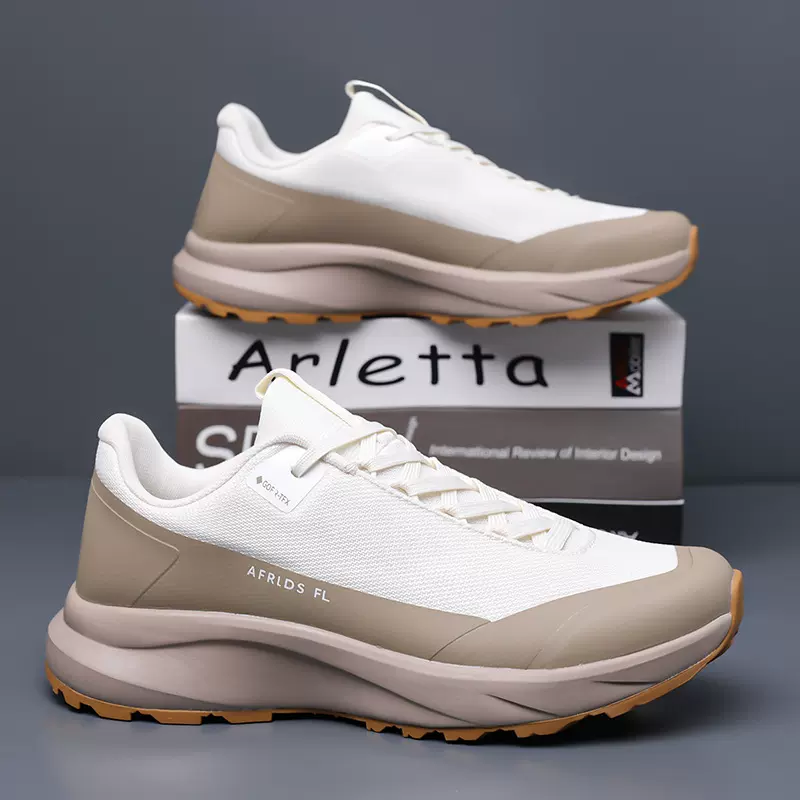 男士跑鞋透气舒适轻便缓震防滑耐磨登山徒步低帮户外运动休闲男鞋