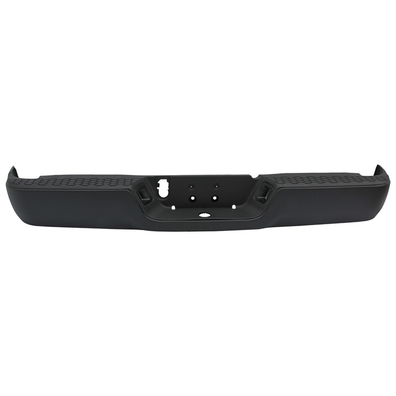 Adecuado para el parachoques trasero de Dodge Ram1500 2009-2018, modelo de ensamblaje original negro sin perforaciones de Ram.