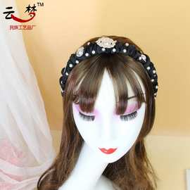 新款民族风复古重工发箍女高级感压发洗脸发卡头饰高颅顶头箍女士