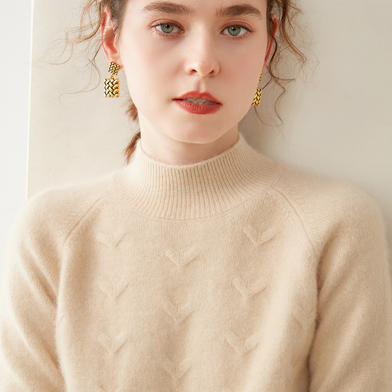 Cashmere fashionable base body-friendly warm knitted sweater