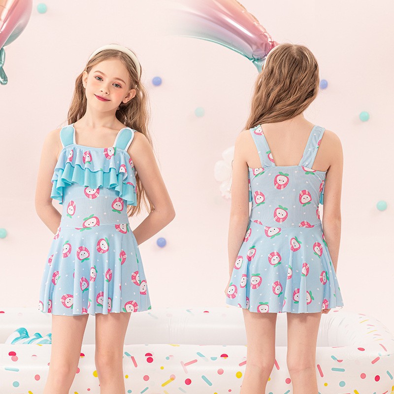 [Código roto, color roto, 50% de descuento en liquidación y fugas] Traje de baño para niños, traje de baño lindo dividido en una pieza para niñas