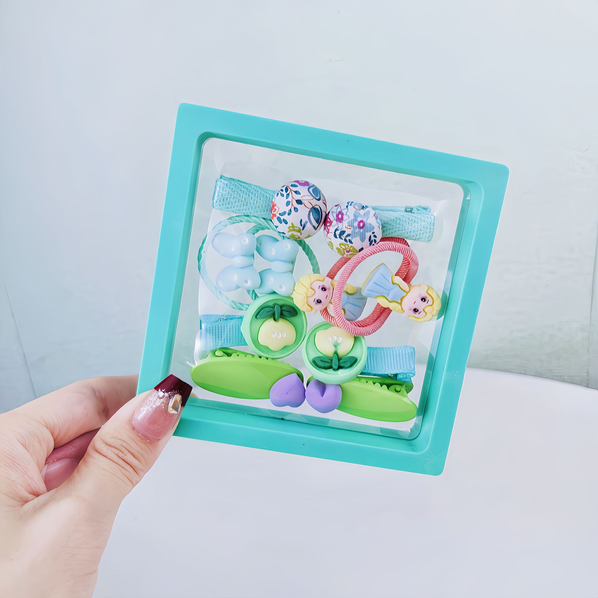 Caja de regalo verde