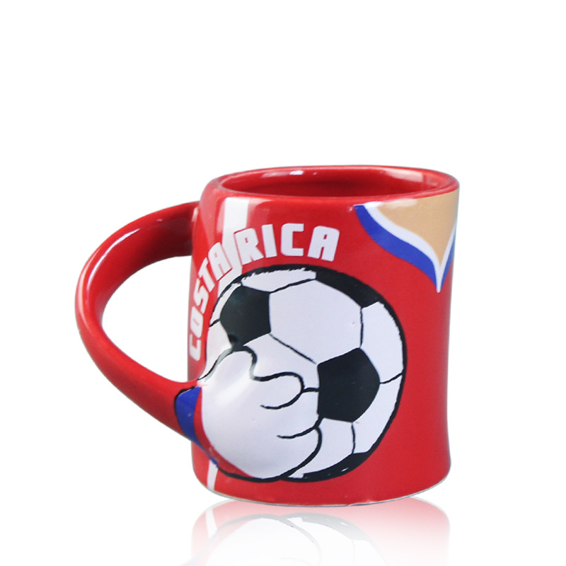 Taza de Cerámica con el Emblema de la Selección Nacional, Recuerdo de Fútbol, Mercancía para Fanáticos de la Copa Mundial Estados Unidos-México 2025
