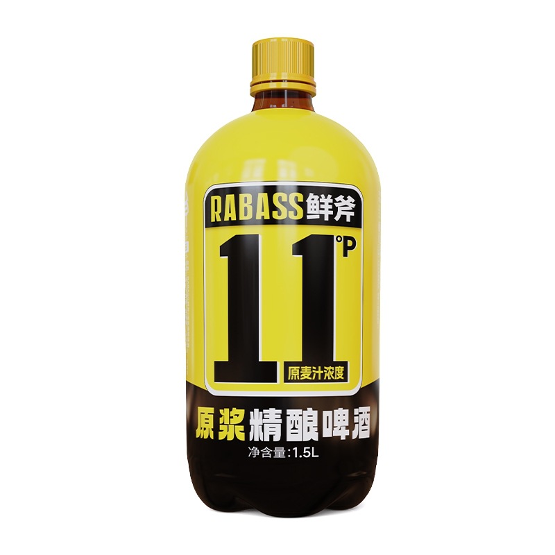 鲜斧德式小麦原浆啤酒1.5L*1桶