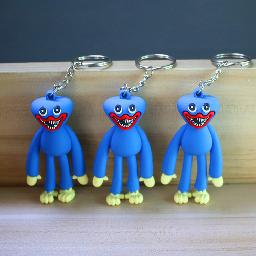 Cross-border poppy playtime poppy keychain HuggyWuggy sausage monster game peripheral charms wholesale