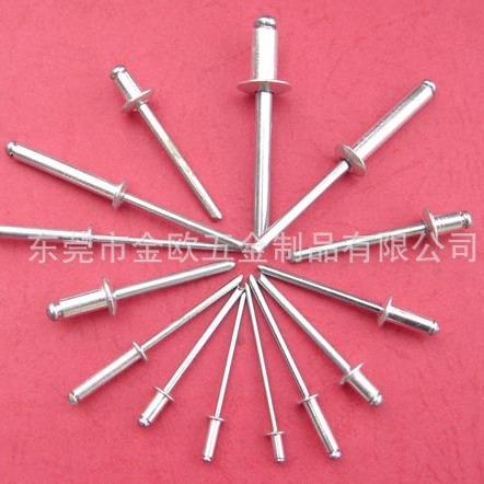 (开票)厂家批发铝抽芯铆钉 全系列扁圆头铝拉铆钉圆头铝拉钉