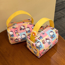 新款kitty化妆包卡通旅行大容量洗漱收纳高颜值便携可爱手提包