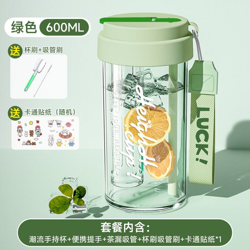 Green import set, sticker, 600 ml, material