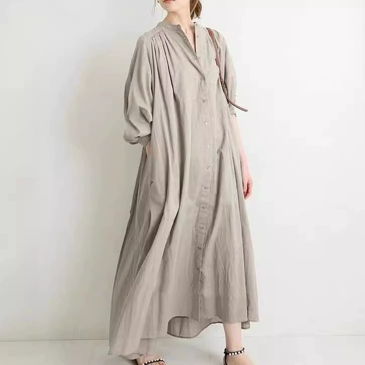 Длинная базовая кофта-п cardigan для тела, женская макси оверсайз из хлопка и льна, длинный рукав