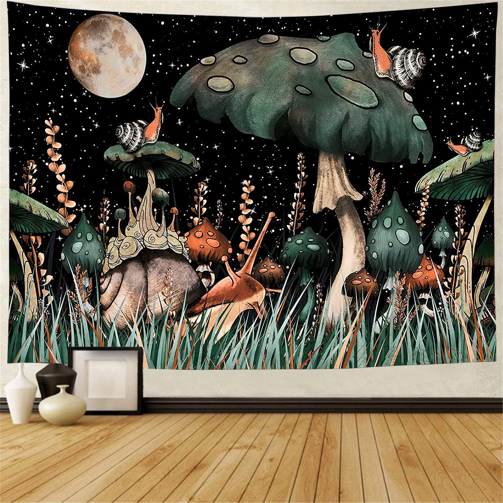 Tapestry with clove mushrooms