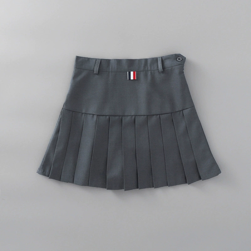6574 половинная плиссированная юбка tb плиссированная юбка школьный стиль короткая юбка нерегулярная высокая талия против прилива