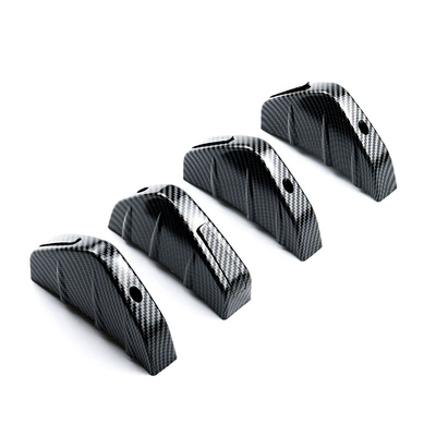 Automobile Universal triangular rear spoiler Spoiler - a-carbon-fiber-color-4-pack