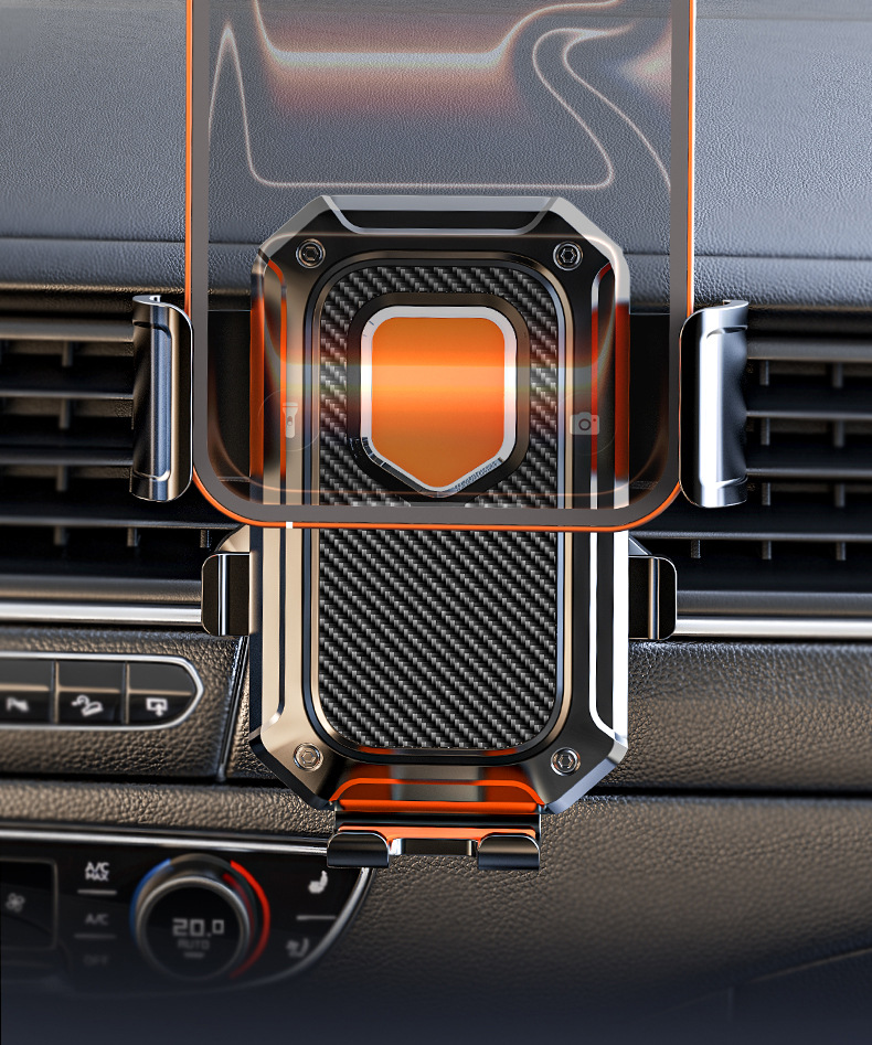New Car Mobile Phone Holder Car Air Outlet Type Navigation Mobile Phone Gravity Fixed Navigation Holder