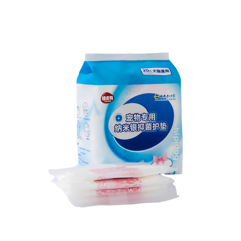Ag transfronterizo bacteriostático diafragma permeable almohadilla protector de mascotas pantalones fisiológicos generales para perros y gatos toallas sanitarias almohadilla protector de menstruación