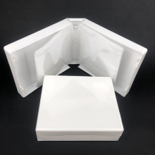 24碟装白色光盘盒24装光碟盒塑料乳白光碟DVD盒CD盒24片包装盒子