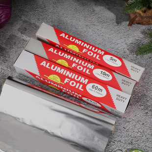 Factory wholesale one-time household tin foil oven paper for outdoor barbecue special tin foil for restaurant barbecue aluminum foil paper