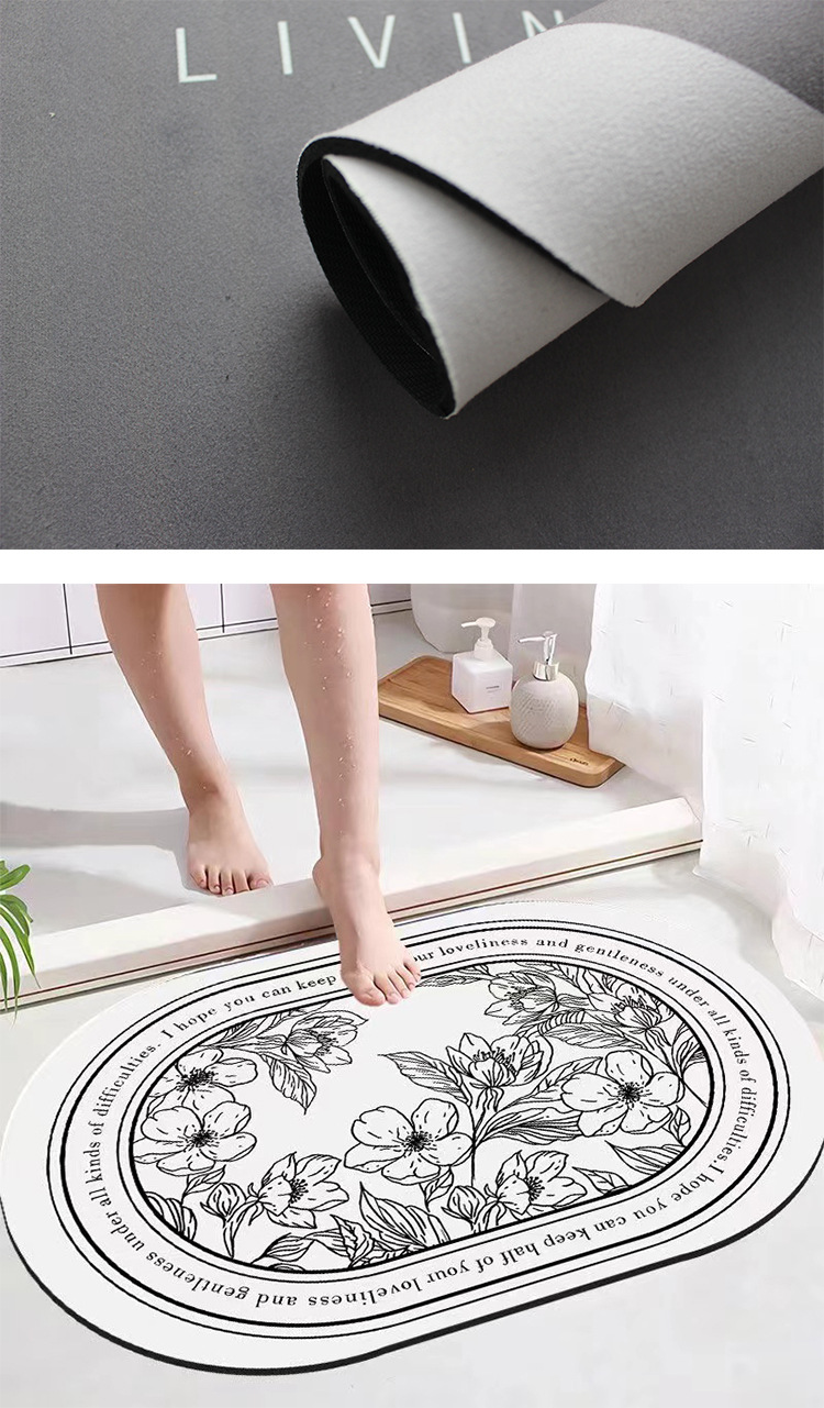 地垫,硅藻泥地垫,浴室脚垫,玄关门垫