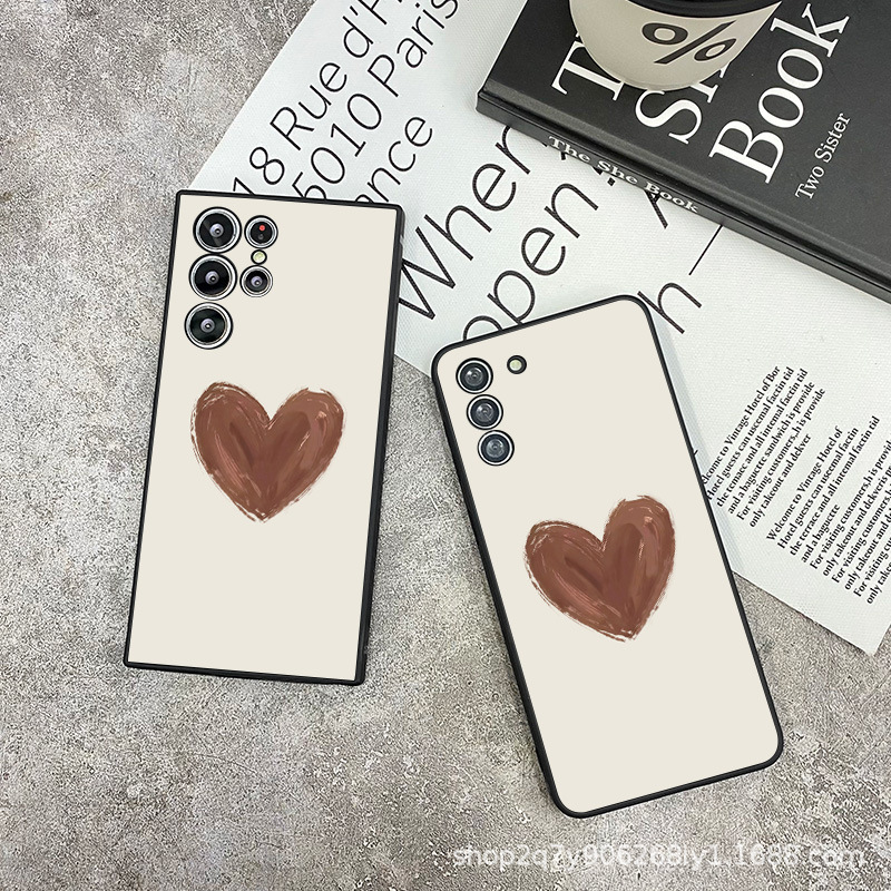 爱心适用三星S24/S23ULTRA手机壳外贸GalaxyS23/NOTE20保护套s210