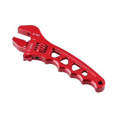 Cross-border car modified oil-cooled hose joint wrench tool adjustable aluminum adjustable wrench AN3-AN12 (Repair kit) - red