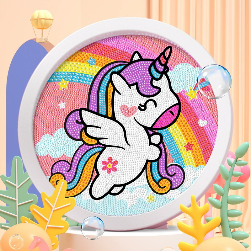 Детские карикатурные наклейки, игрушка, DIY, единорог, оптовая продажа