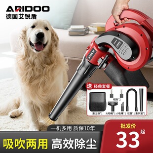 Germany high-power electric hair dryer powerful dust removal blower lithium small household charging vacuum cleaner wholesale