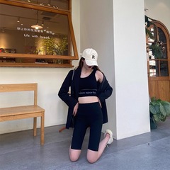 Hype shark-proof, quick-drying, lifting butt sports casual safety pants, 5-inch pants, cycling pants, outer leggings