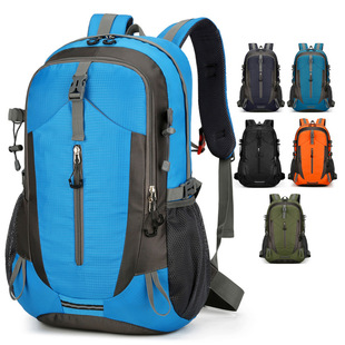 Cross-border Outdoor Mountaineering Bag Men's Large Capacity Water-repellent Leisure Travel Backpack Riding Sports Schoolbag Backpack