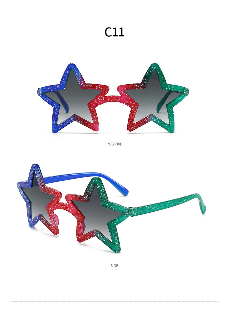 Five-pointed Star Fashion Sunglasses For Beach And Party Style_voghion.com