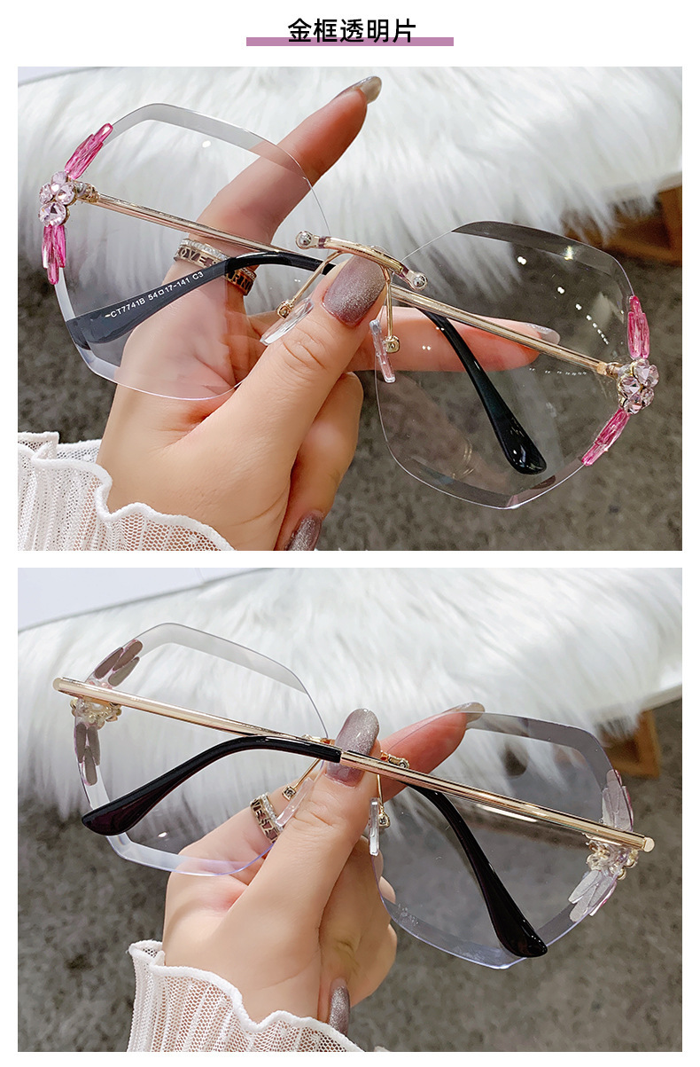 Title 5, Lunettes de soleil femme strass pour faire un g...