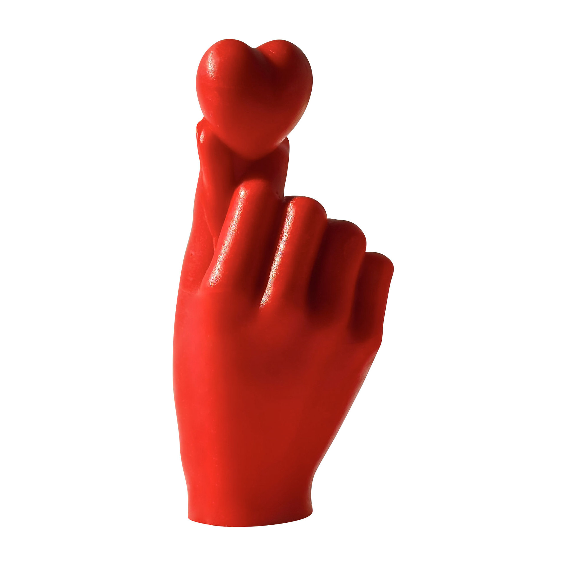 Jiahui Mei día de San Valentín que el corazón de la vela molde adornos de dedo DIY molde de goteo de fragancia hecha a mano