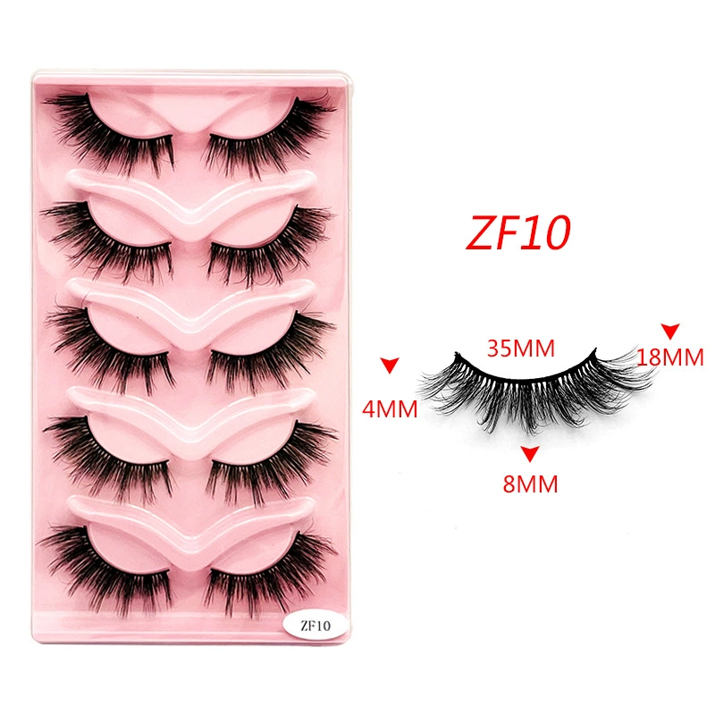 False Eyelashes Cat-Eye 3D, European Style, Assorted Styles (Multiple Specifications)
