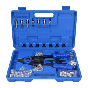 13inch Manual Double Handle Blind Rivet Gun, Cap Gun, Nut Gun M3-M12 with 100 Nuts