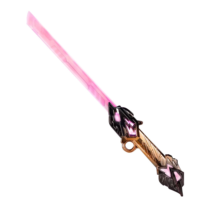 Tiktok-Style Laser Sword Star Wars Retractable Light-Up Sword 2-in-1 Colorful Flashing Glow Stick Street Stall Toy