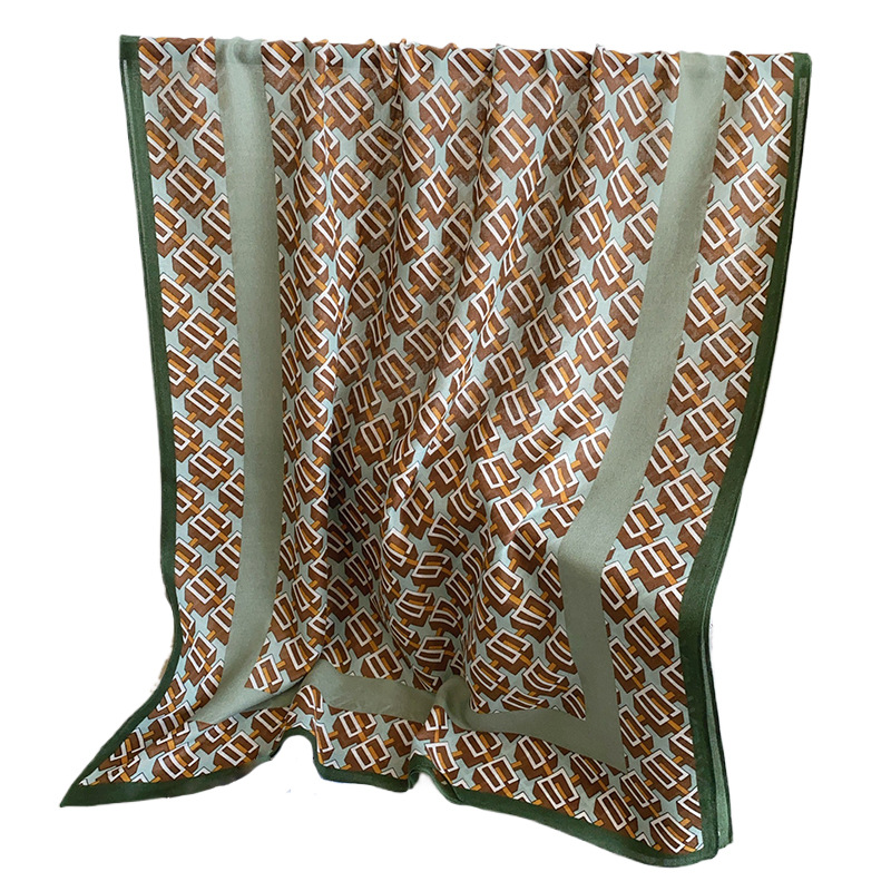 Otoño y invierno nuevo bufandas de algodón y lino coreano retro de alto nivel largo con una bufandas de seda de hombro de moda versátil cuello delgado