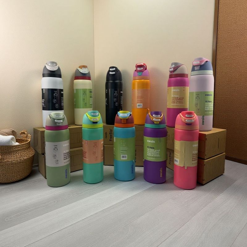 新款Owala32oz24oz运动水壶304不锈钢保温杯户外便携手提式双饮杯|undefined