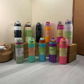 新款Owala32oz24oz运动水壶304不锈钢保温杯户外便携手提式双饮杯