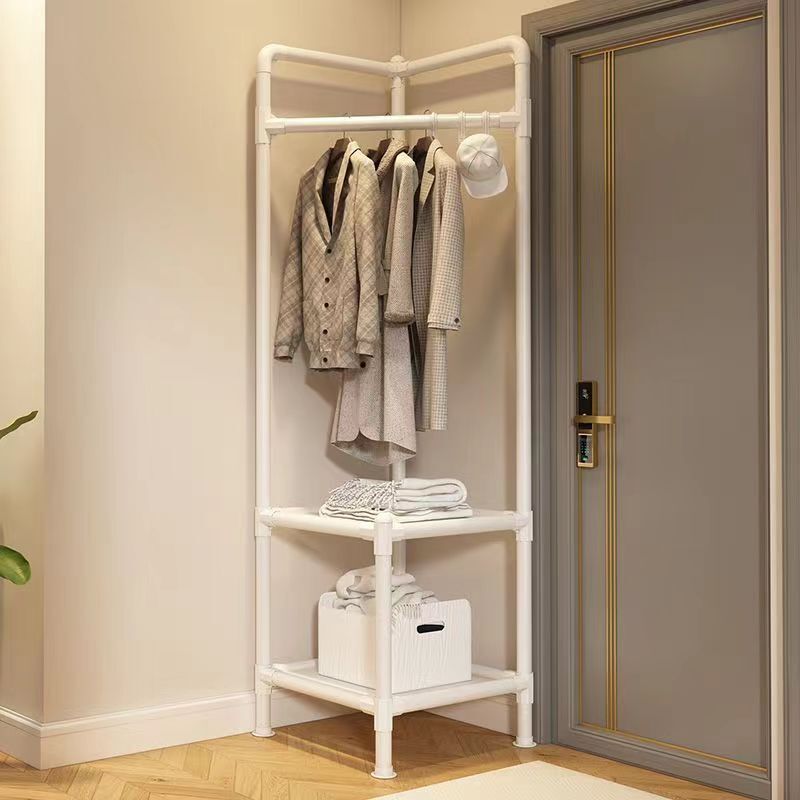 New Bedroom Corner Hanger Corner Coat Rack Multi-layer Assembly Clothes Shelf Household Wardrobe Floor Storage Rack