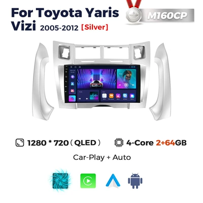 DVD Navigation Vitz 05-12 Android Large - m160cp-4-core-264g