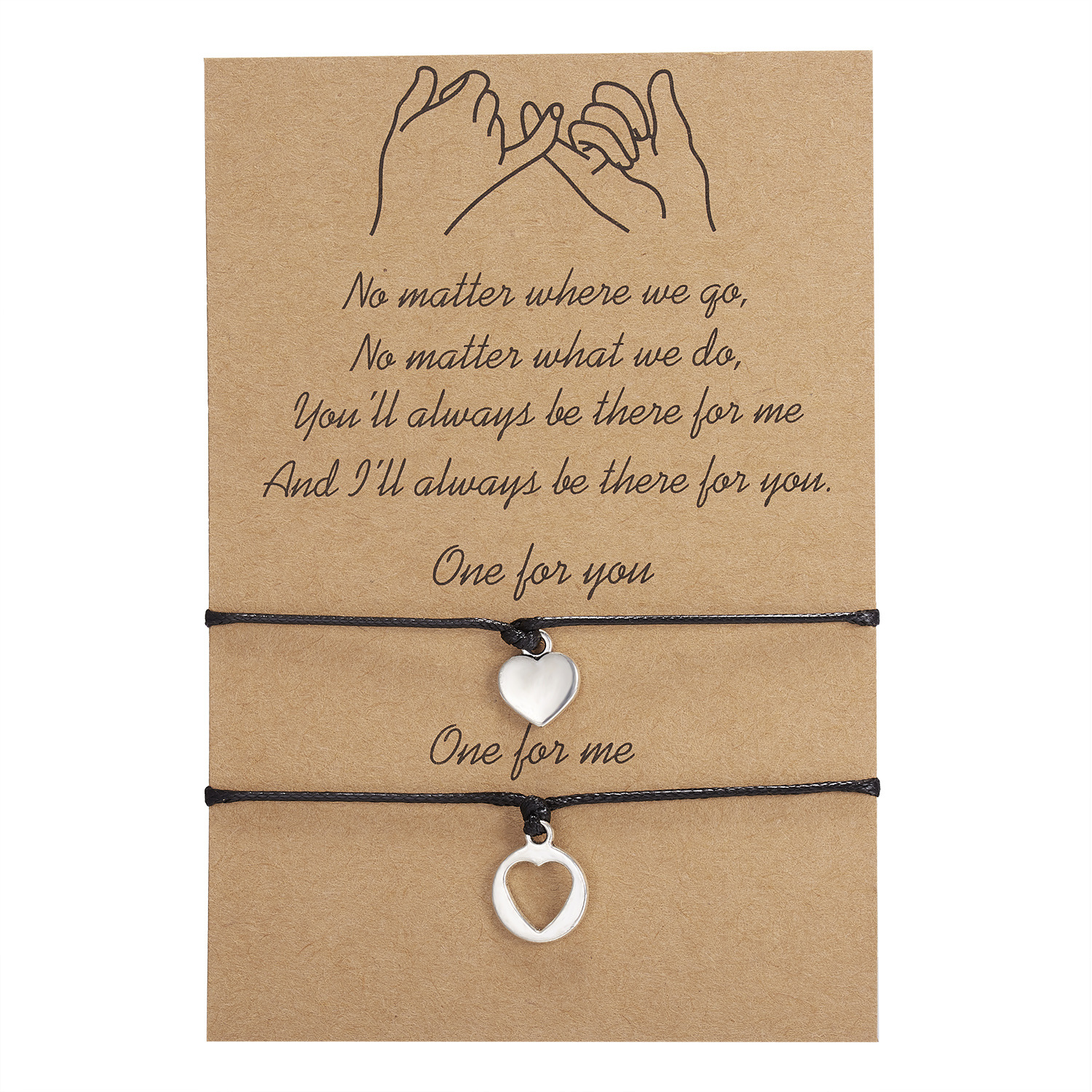Streetwear Heart Shape Alloy Rope Valentine's Day Unisex Bracelets display picture 2
