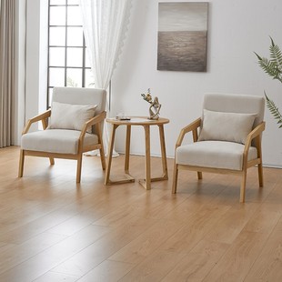 Light Luxury and High-End Leisure Chair Negotiation Table and Chair Hotel B&B Reception Single Sofa Chair Study Reading Chair
