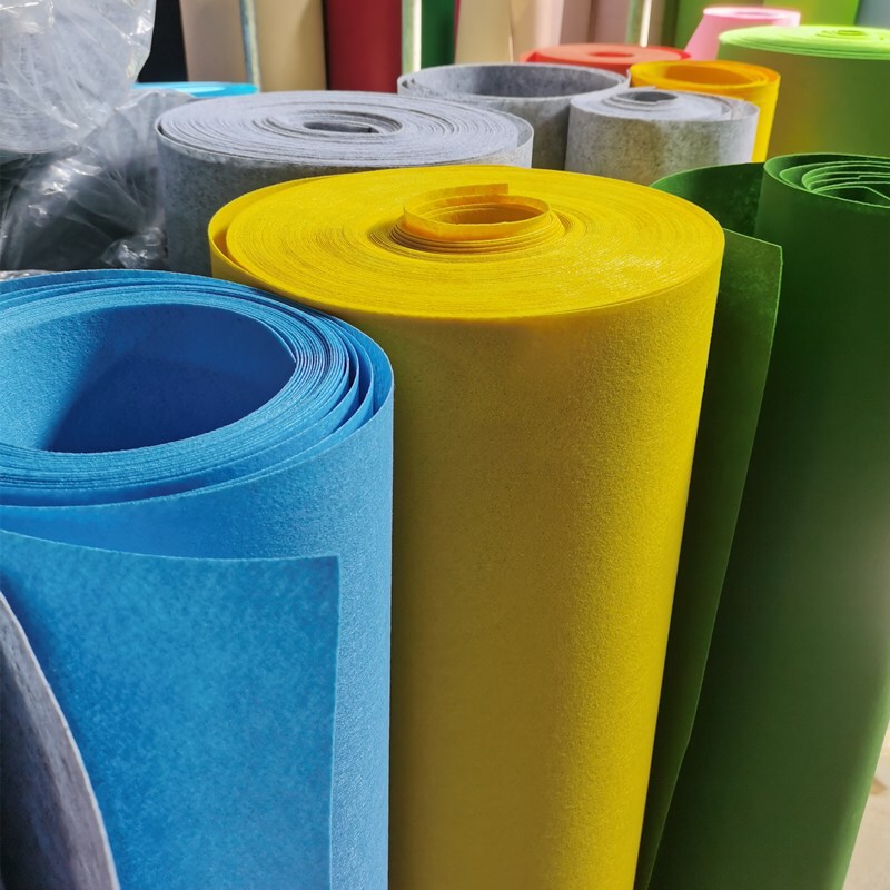 REACH Certified Felt Needle Punched Non-woven RPET Sustainable Recycled Felt Environmental Protection Felt Cloth
