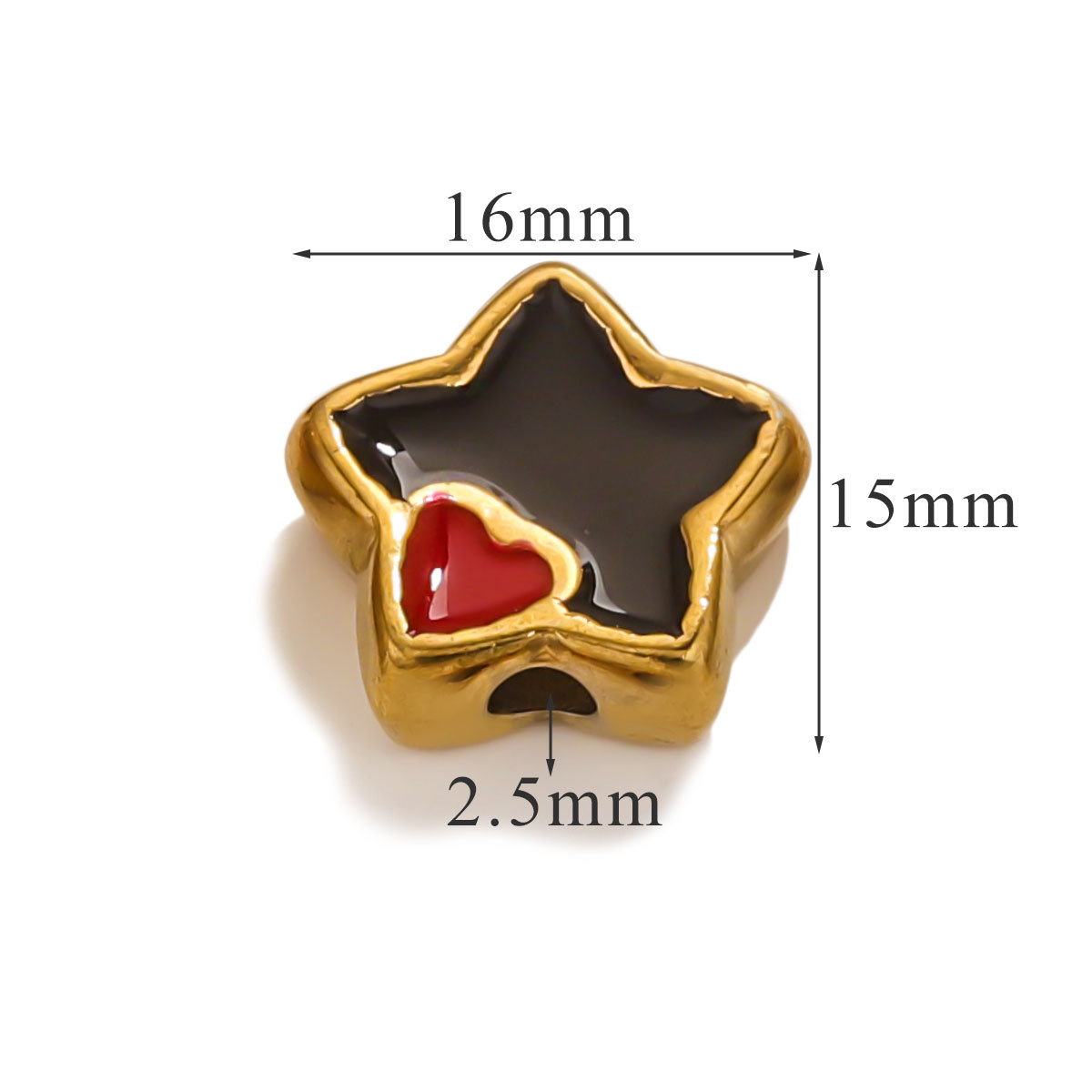 Acero inoxidable goteo de aceite gran agujero dibujos animados cuentas de acero de titanio cuentas espaciadoras accesorios lindos joyas de pulsera DIY accesorios