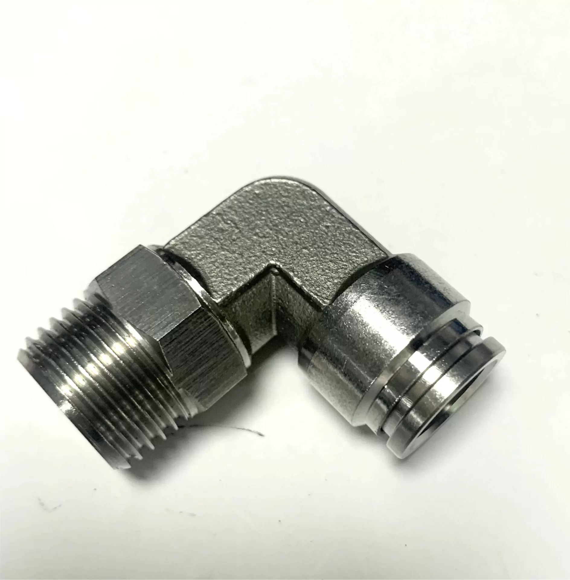 Пневматический быстроразъемный соединитель из нержавеющей стали 304 PL8-02 Прямоугольный соединитель, устойчивый к высоким температурам и высокому давлению, коррозии, вставной Тип